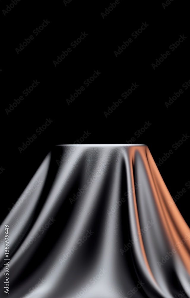 abstract background luxury cloth or liquid wave or wavy folds of grunge silk texture satin velvet