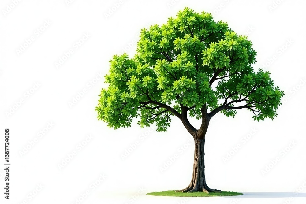 Single isolated tree branch on white background, solo, , simplicity Single isolated tree branch on white background, solo, , simplicity