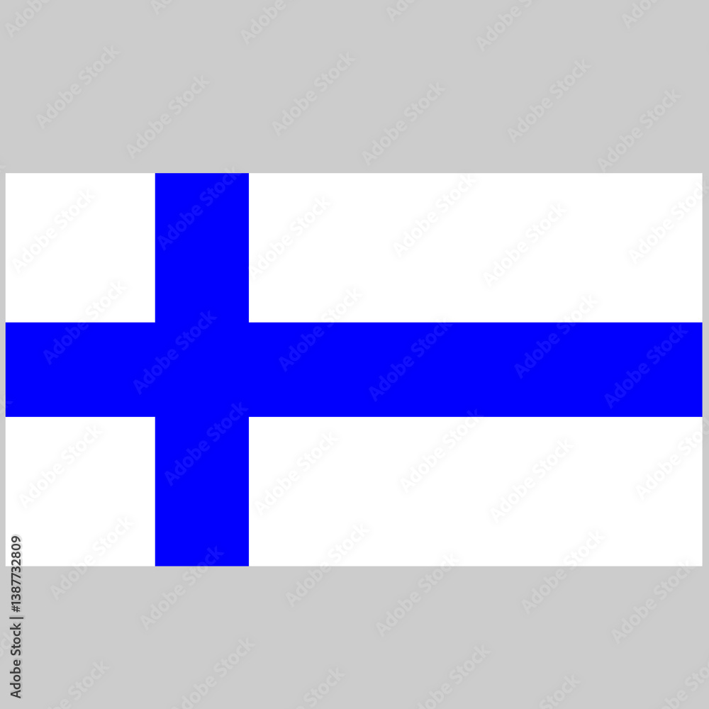 Naklejka premium flag of finland