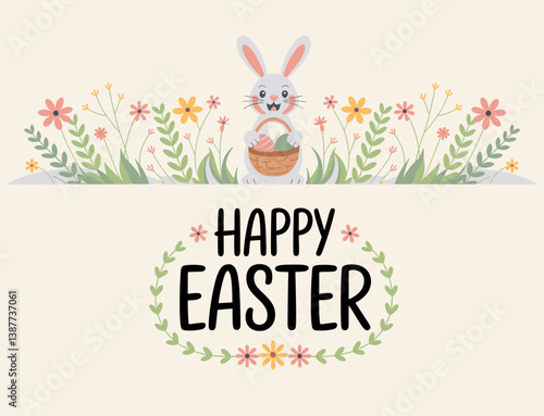 Easter poster, Easter banner, banner, Easter clipart, happy Easter, Easter 2025, 2025, Easter celebration, easter sublimation, easter card, easter, bunny, rabbit, egg, card, spring, cartoon, holiday, 