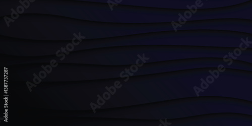 Abstract dark blue background with subtle, flowing wave patterns creating a textured and elegant surface. Ideal for sophisticated design projects.