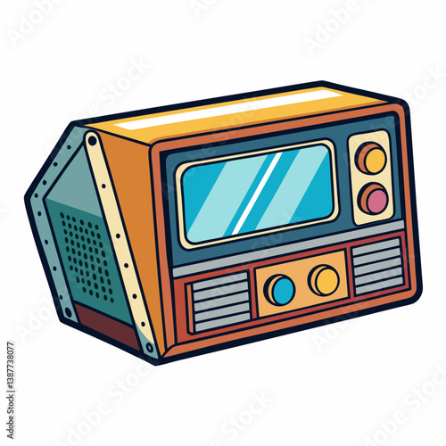 retro tv set