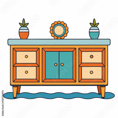 set of kitchen furniture