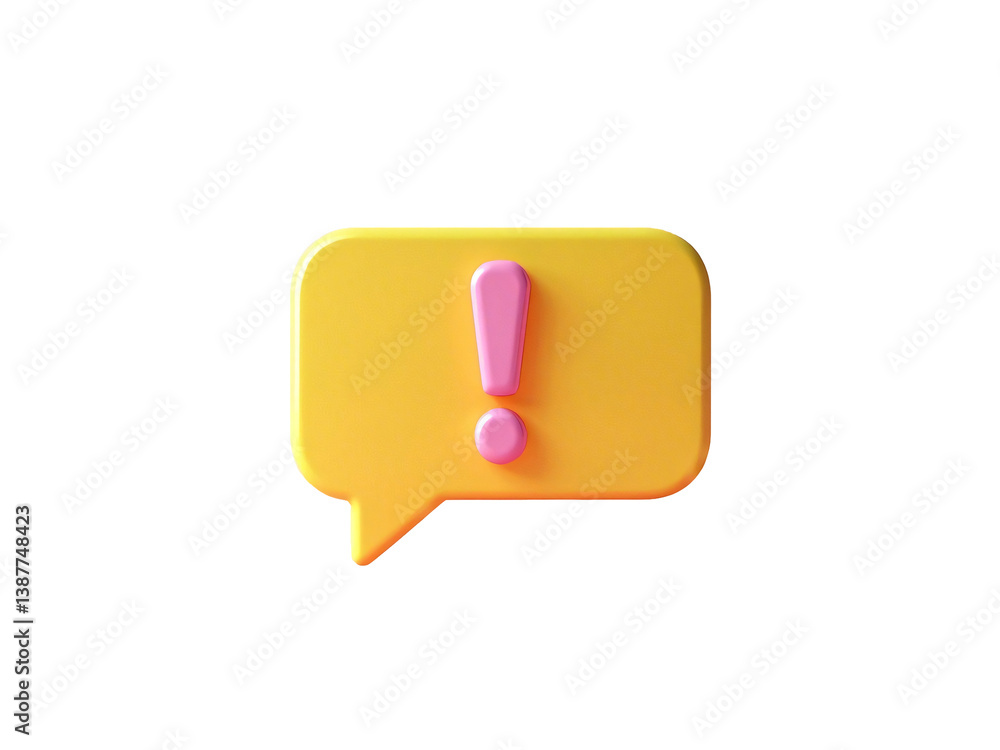 3D Yellow Speech Bubble Icon Isolated on Transparent Background – Creative Graphic for Social Media, Chat, and Marketing Designs 3D Yellow Speech Bubble Icon Isolated on Transparent Background – Creative Graphic for Social Media, Chat, and Marketing Designs