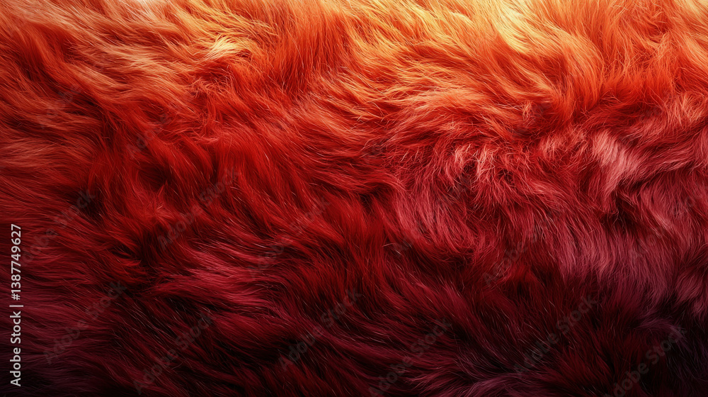 Fototapeta premium Captivating textured fur patterns natural environment close-up photography warm tones abstract concept