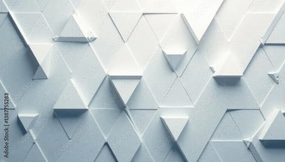 Obraz premium Subtle repeating triangles forming a calming grey scale pattern, calming, background, repeating