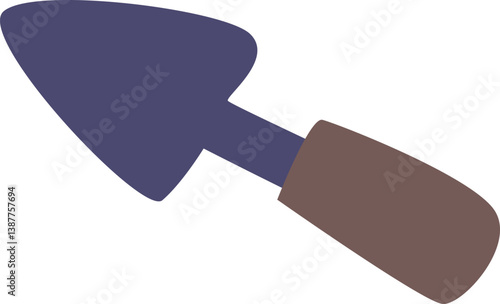 Gardening trowel equipment vector illustration