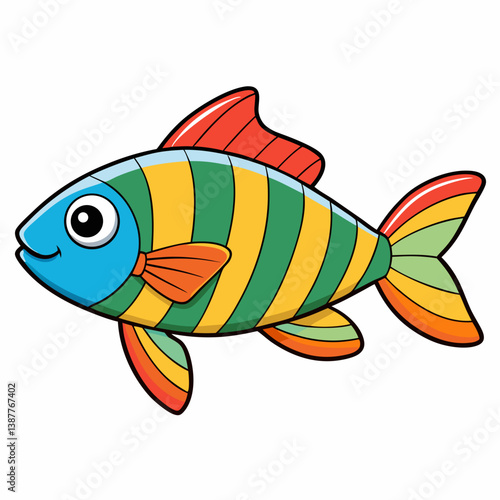 fish on a white background