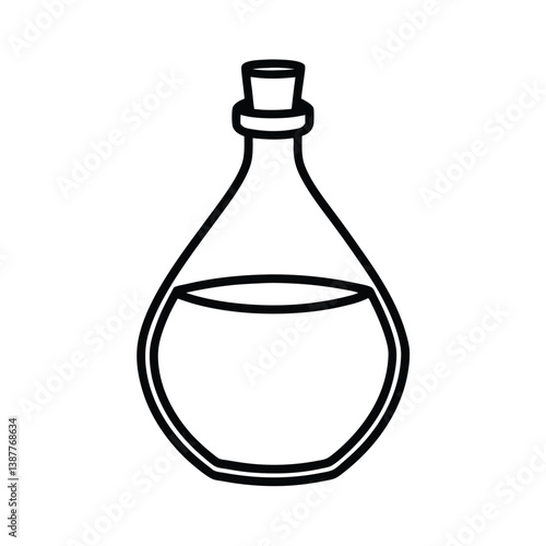 vector illustration of a bottle