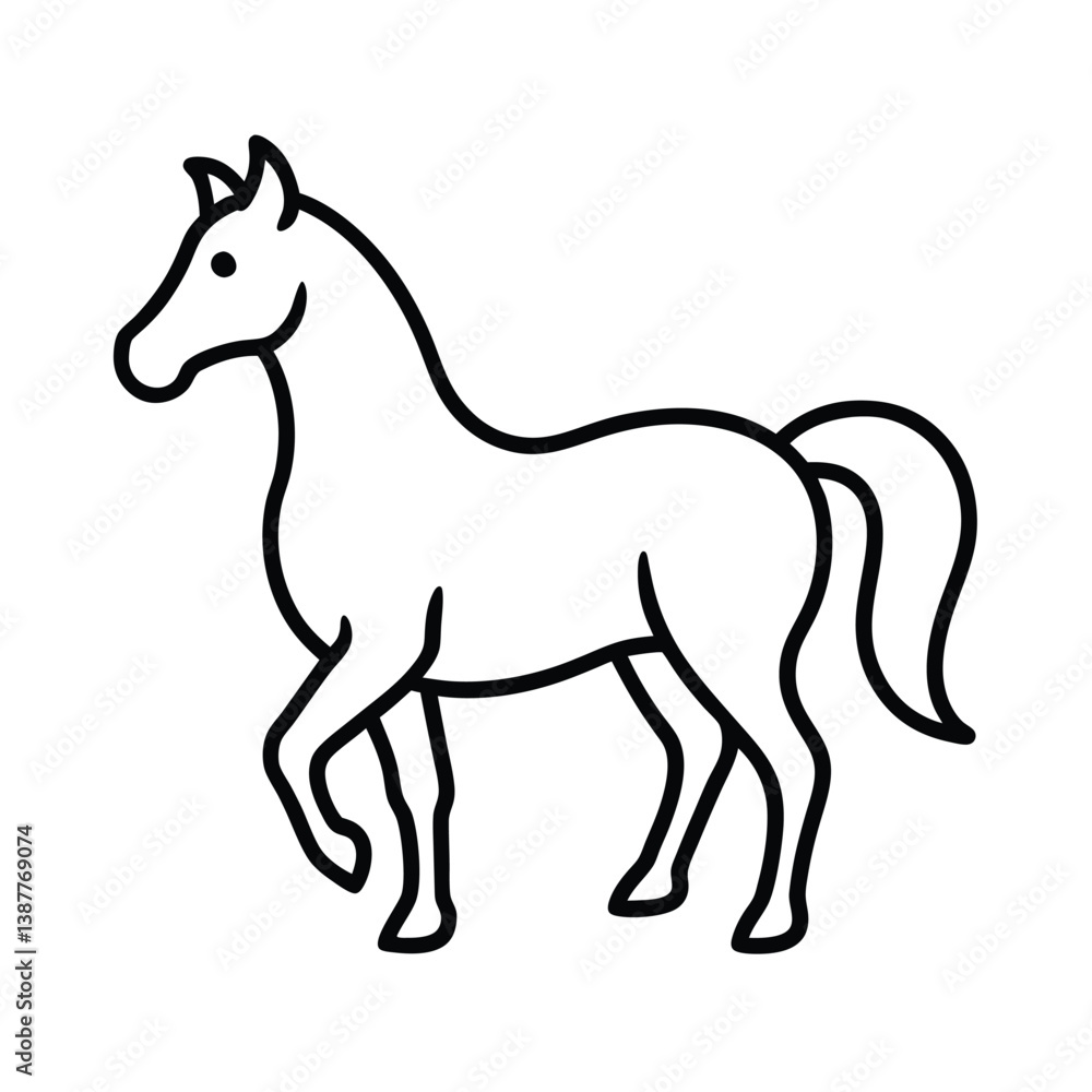 Fototapeta premium horse vector illustration