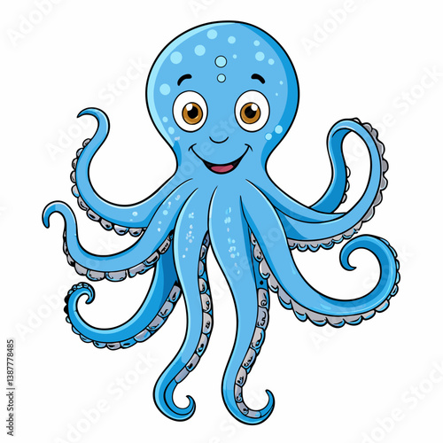 octopus cartoon illustration