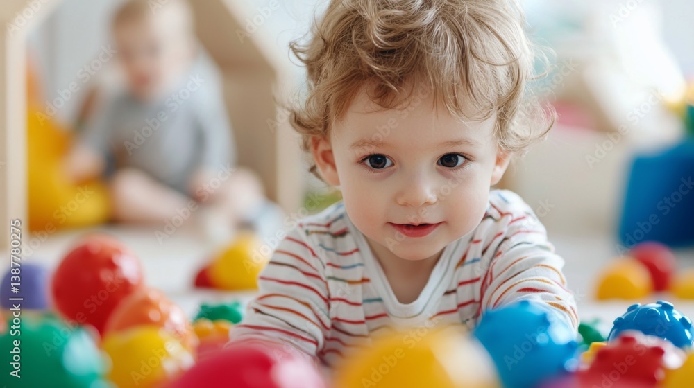Children engaged in playful activities in a colorful playroom, laughter and joy fill the air, toys scattered around, vibrant decorations enhance the cheerful atmosphere Children engaged in playful activities in a colorful playroom, laughter and joy fill the air, toys scattered around, vibrant decorations enhance the cheerful atmosphere