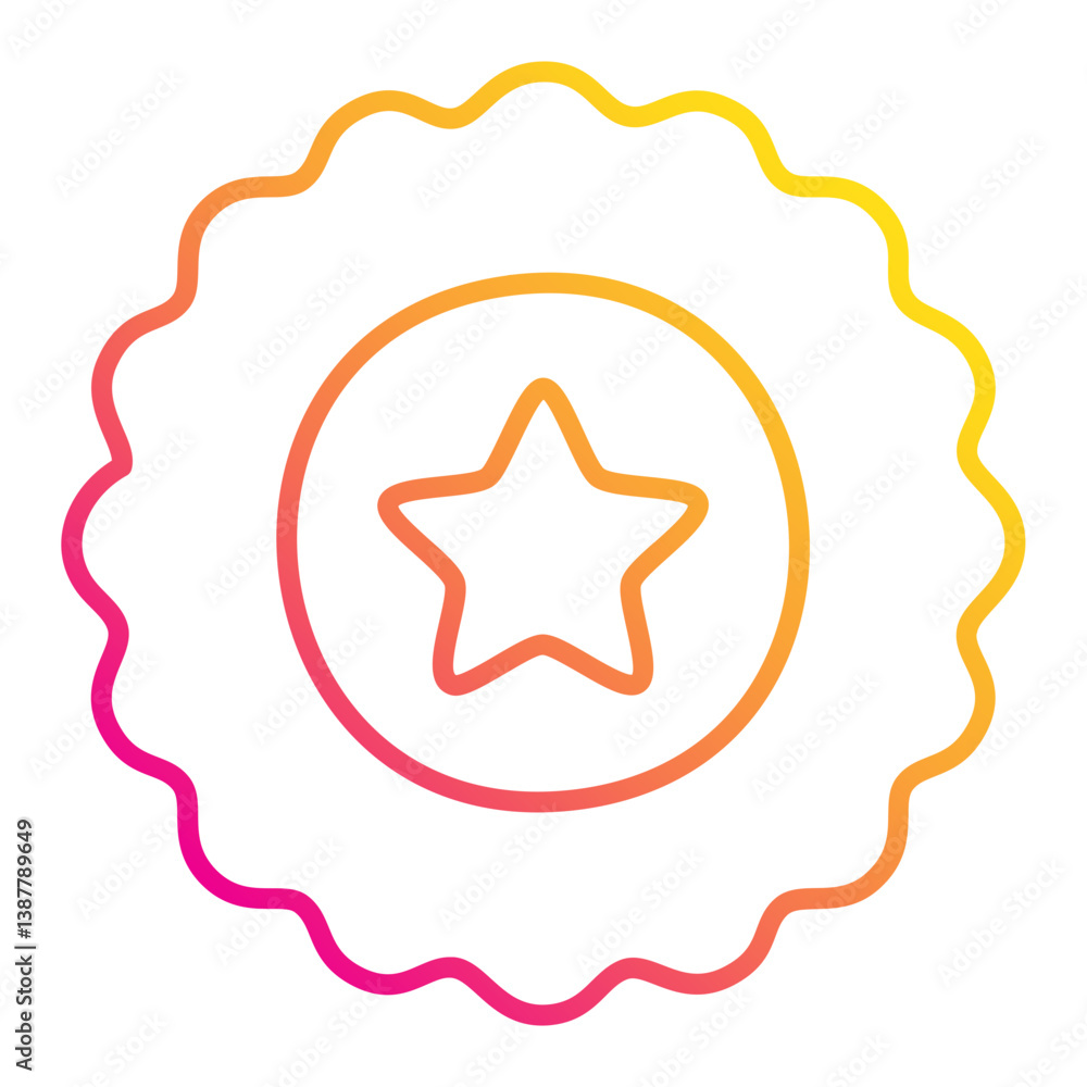 Popup Badge Gradient Popup Badge Gradient