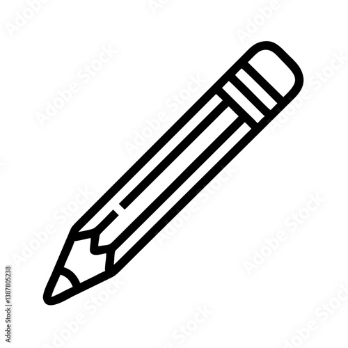 Pencil icons symbolize creativity and artistic expression. Essential for drawing, writing, and educational themes, these designs reflect the art of communication through simple tools.