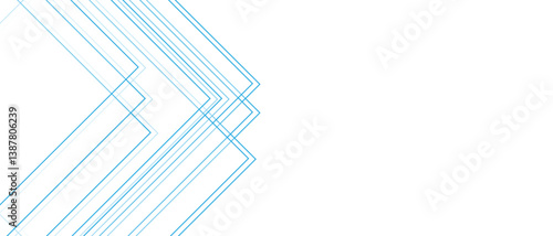 Abstract white background with blue lines. Modern and dynamic seamless retro pattern business concept. Creative geometric triangle shape. Design Space design concept Suit for business, corporate