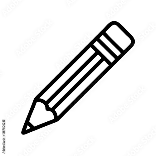 Pencil icons symbolize creativity and artistic expression. Essential for drawing, writing, and educational themes, these designs reflect the art of communication through simple tools.