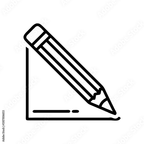 Pencil icons symbolize creativity and artistic expression. Essential for drawing, writing, and educational themes, these designs reflect the art of communication through simple tools.