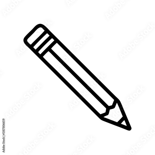 Pencil icons symbolize creativity and artistic expression. Essential for drawing, writing, and educational themes, these designs reflect the art of communication through simple tools.