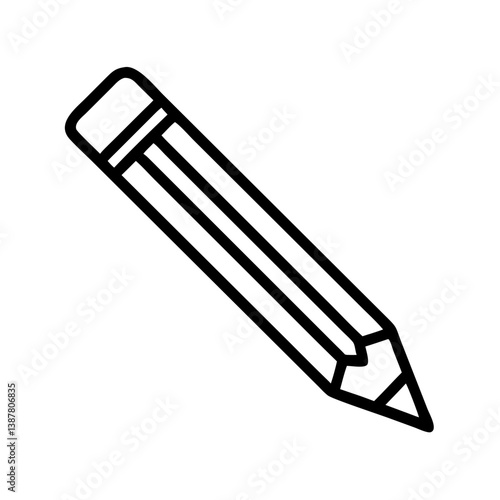 Pencil icons symbolize creativity and artistic expression. Essential for drawing, writing, and educational themes, these designs reflect the art of communication through simple tools.