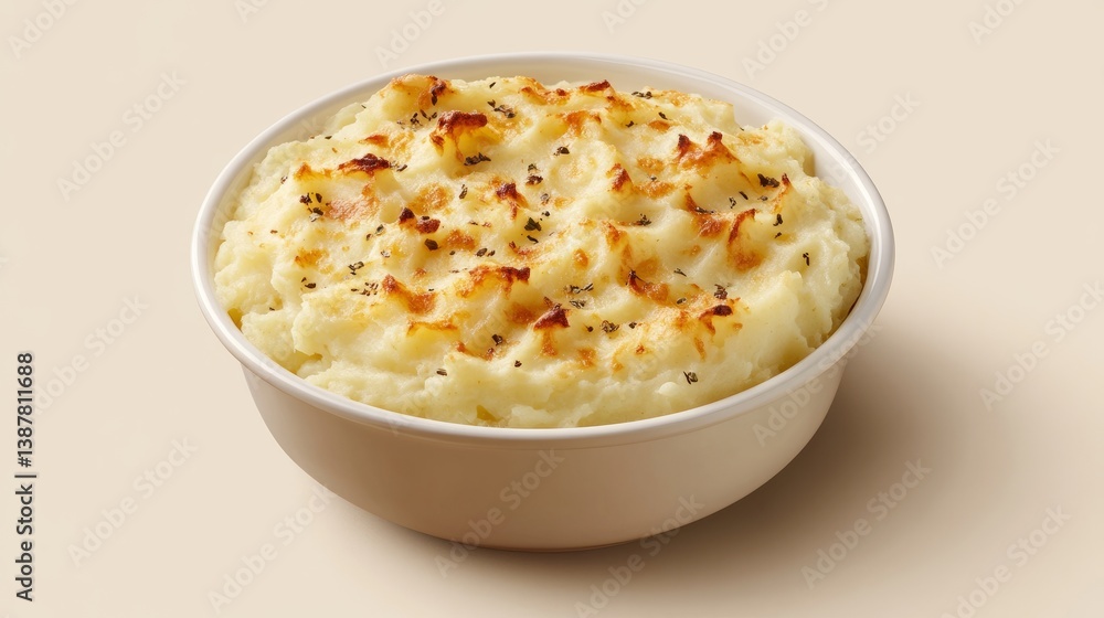 Shepherds pie with mashed potato in realistic cinematic setting Shepherds pie with mashed potato in realistic cinematic setting