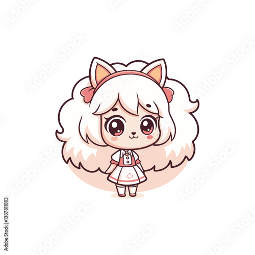 Cute Chibi Cat Girl