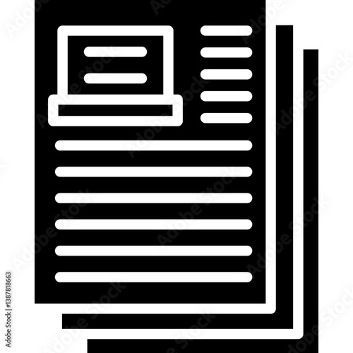 Employment Icon Vector Element