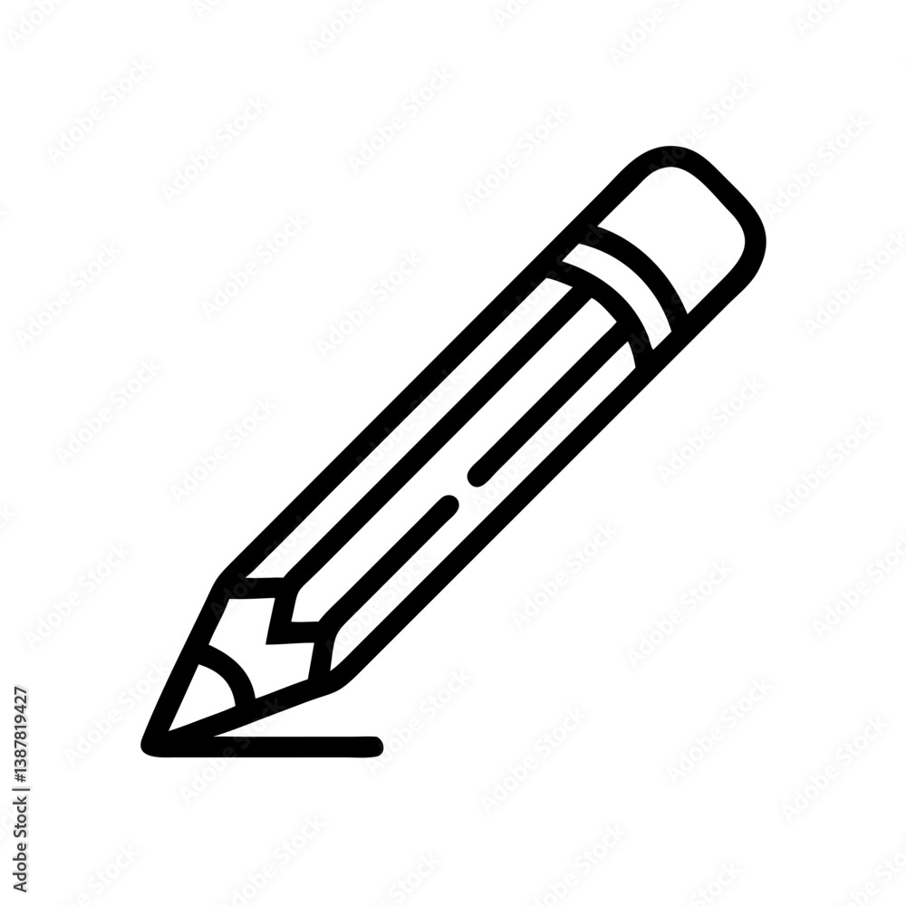 Pencil icons symbolize creativity and artistic expression. Essential for drawing, writing, and educational themes, these designs reflect the art of communication through simple tools. Pencil icons symbolize creativity and artistic expression. Essential for drawing, writing, and educational themes, these designs reflect the art of communication through simple tools.