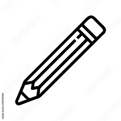Pencil icons symbolize creativity and artistic expression. Essential for drawing, writing, and educational themes, these designs reflect the art of communication through simple tools.