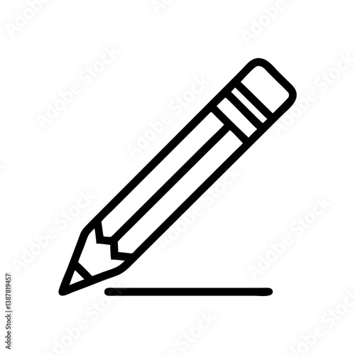 Pencil icons symbolize creativity and artistic expression. Essential for drawing, writing, and educational themes, these designs reflect the art of communication through simple tools.
