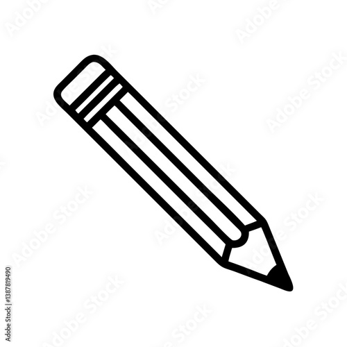 Pencil icons symbolize creativity and artistic expression. Essential for drawing, writing, and educational themes, these designs reflect the art of communication through simple tools.