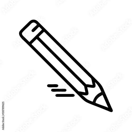 Pencil icons symbolize creativity and artistic expression. Essential for drawing, writing, and educational themes, these designs reflect the art of communication through simple tools.