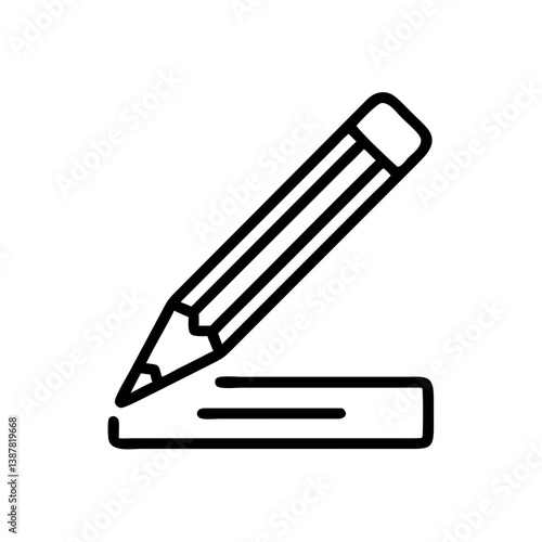 Pencil icons symbolize creativity and artistic expression. Essential for drawing, writing, and educational themes, these designs reflect the art of communication through simple tools.