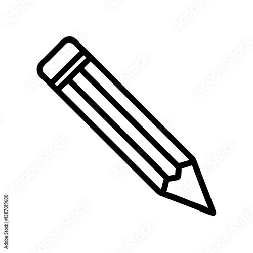 Pencil icons symbolize creativity and artistic expression. Essential for drawing, writing, and educational themes, these designs reflect the art of communication through simple tools.