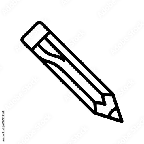 Pencil icons symbolize creativity and artistic expression. Essential for drawing, writing, and educational themes, these designs reflect the art of communication through simple tools.
