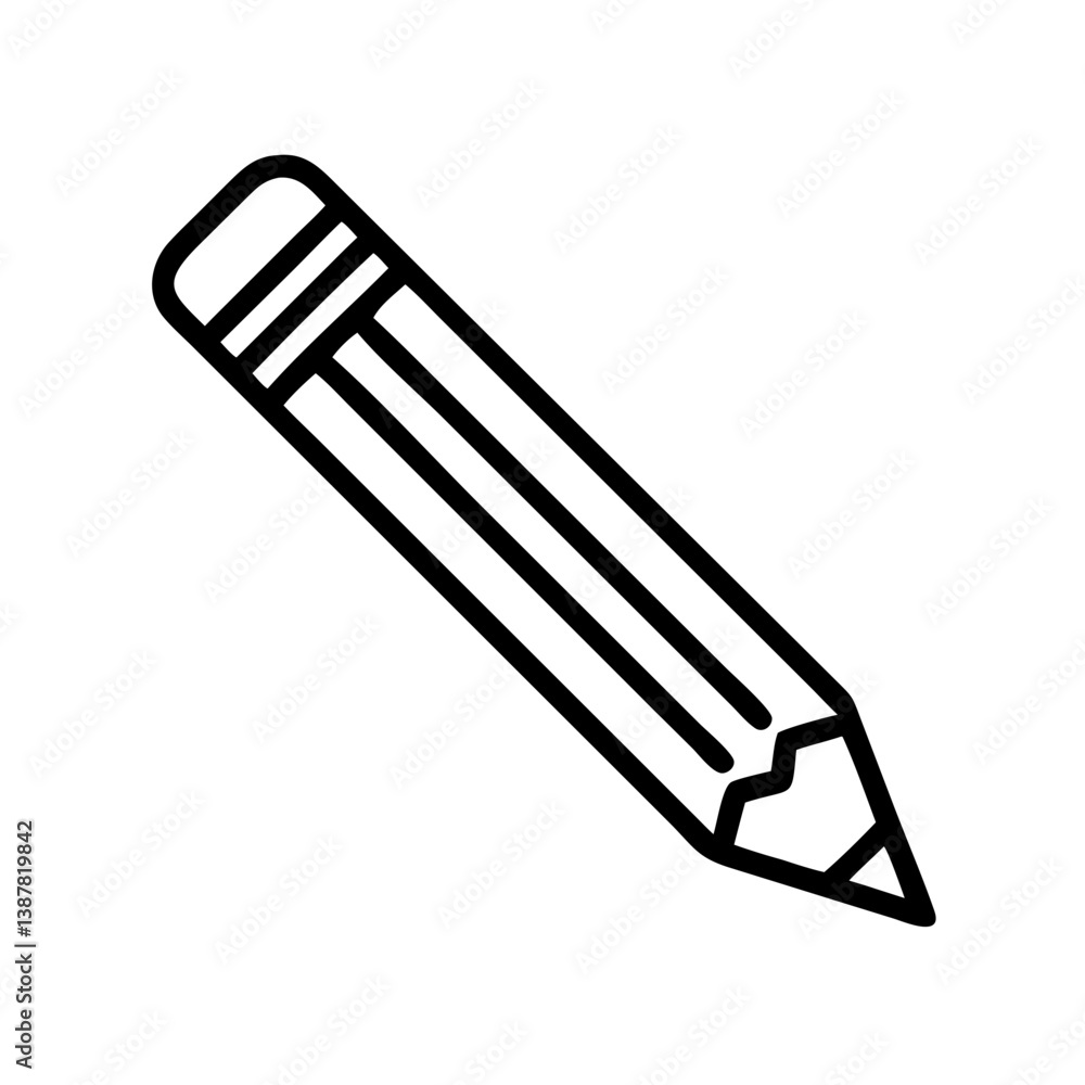 Pencil icons symbolize creativity and artistic expression. Essential for drawing, writing, and educational themes, these designs reflect the art of communication through simple tools. Pencil icons symbolize creativity and artistic expression. Essential for drawing, writing, and educational themes, these designs reflect the art of communication through simple tools.