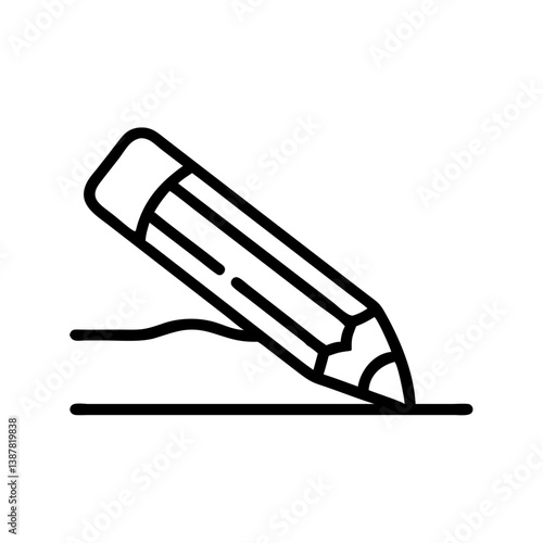 Pencil icons symbolize creativity and artistic expression. Essential for drawing, writing, and educational themes, these designs reflect the art of communication through simple tools.