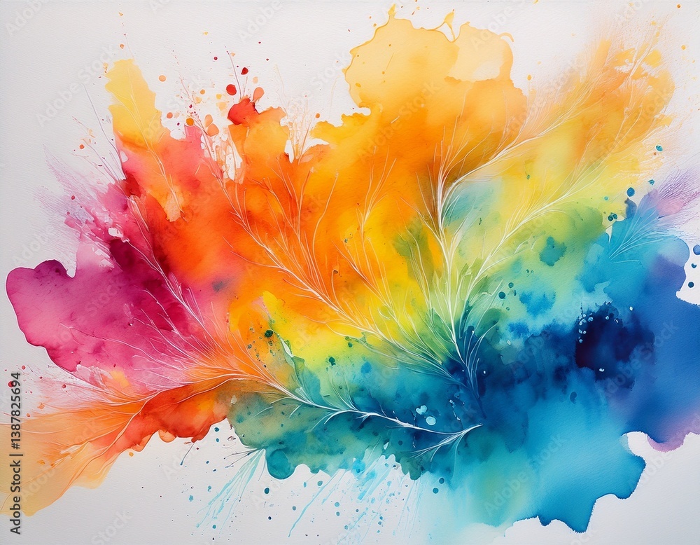 Fototapeta premium abstract watercolor background