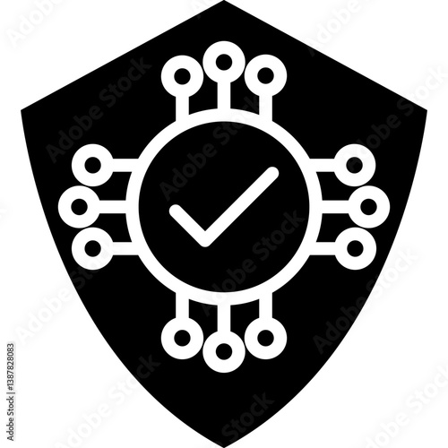 Cyber Security Icon Vector Element