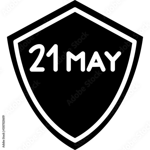 Anti Terrorism Day Icon Vector Element
