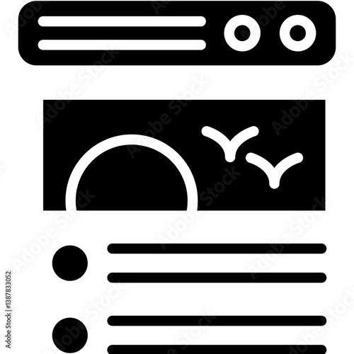 Activity Feed Icon Vector Element