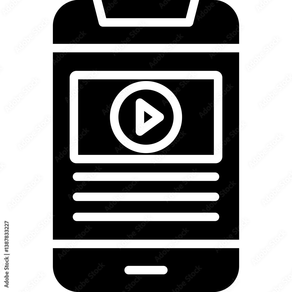 Video Icon Vector Element Video Icon Vector Element