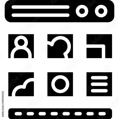 Photos Icon Vector Element