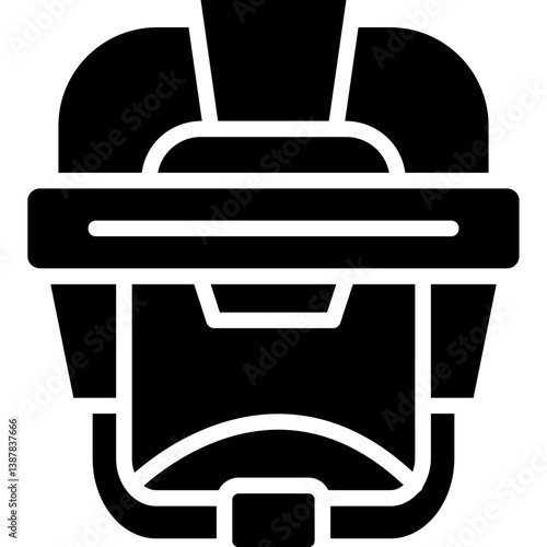Helmet Icon Vector Element