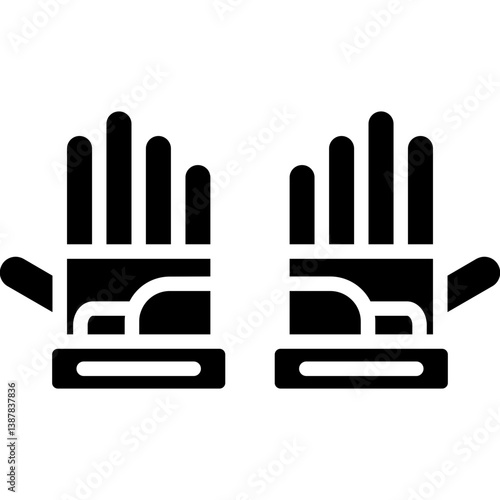 Photography Gloves Icon Vector Element