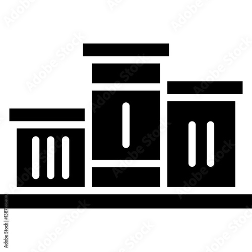 Photography Podium Icon Vector Element