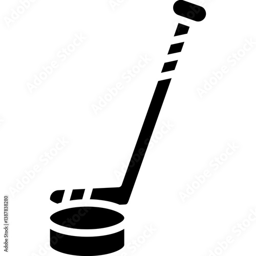 Canvas Print Ice Hockey Icon Vector Element