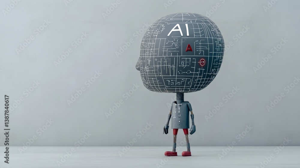 Cartoon Character with AI Concept Art and Creative Design Elements Cartoon Character with AI Concept Art and Creative Design Elements