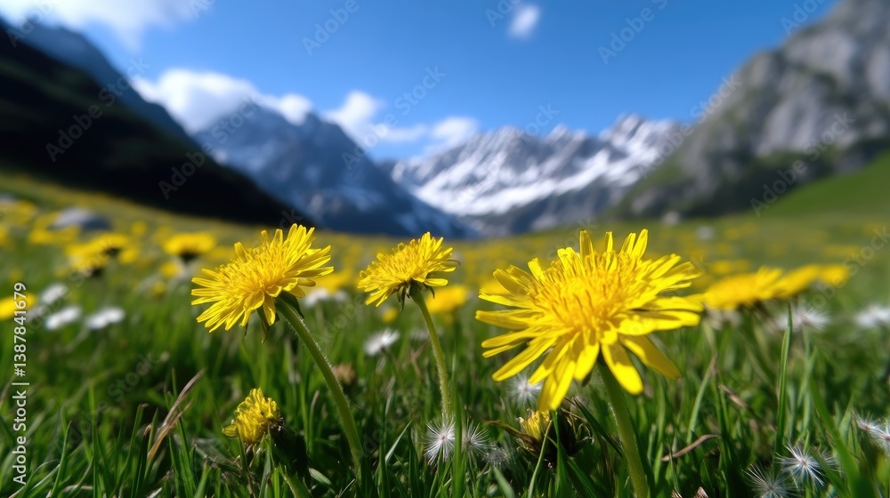 Obraz premium Mountain Meadow Blooms