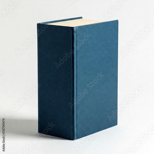 blue book isolated on white