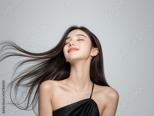 woman, hair, beauty, fashion, face, model, brunette, people, hairstyle, person, long, glamour, skin, smile, 